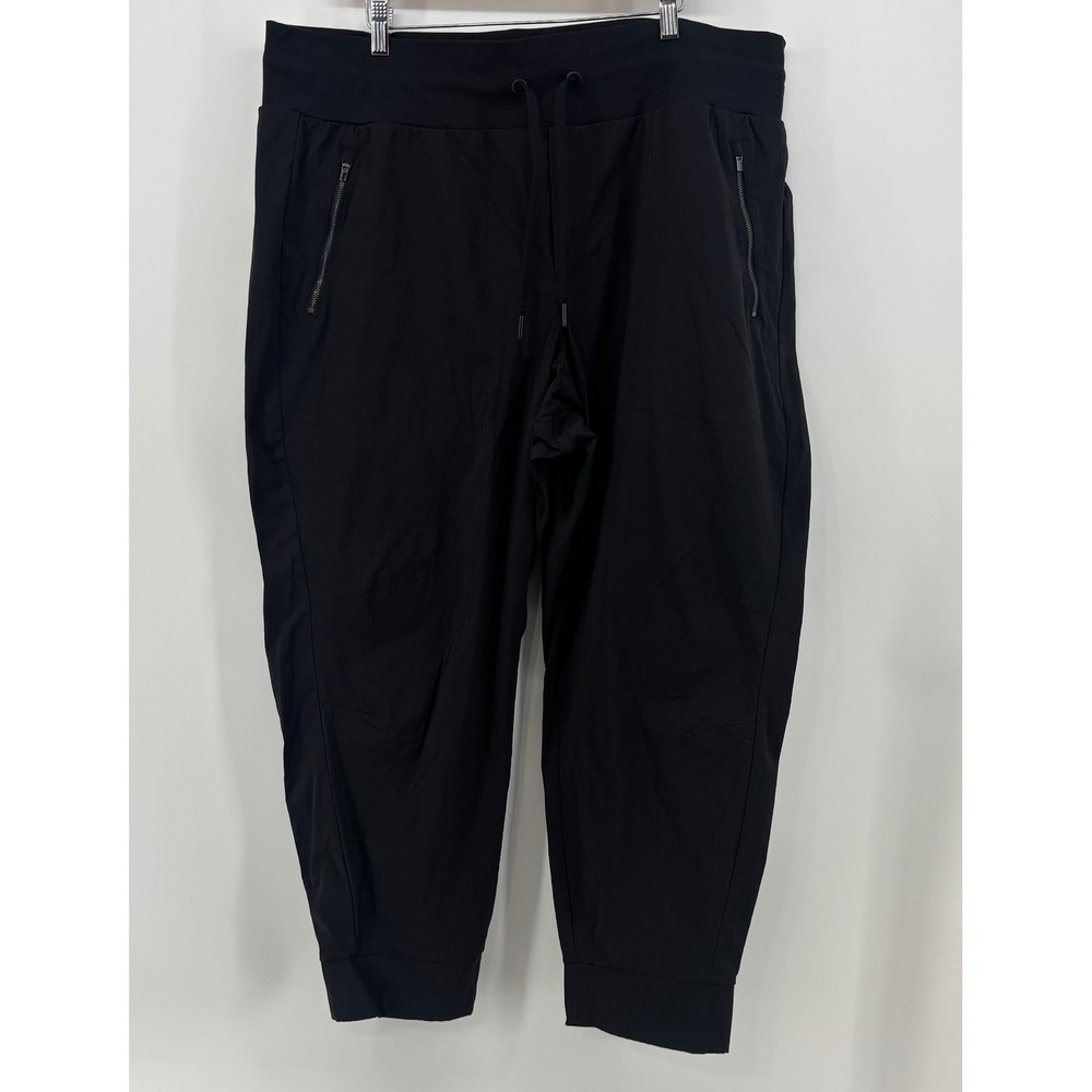 Athleta Trekkie North Jogger Women 20 Plus Size Black Ripstop